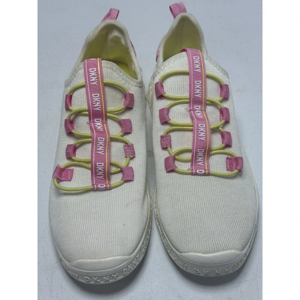 DKNY Sparkle‎ Pink Slip On Sneakers Toddler Girls Size 5 Y2K